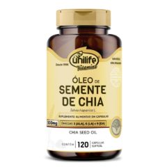 Óleo de Semente de Chia Unilife 120 cápsulas