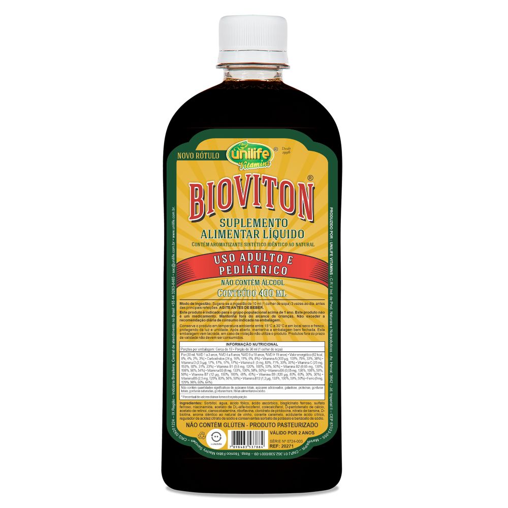 Bioviton Multivitamínico Unilife 400ml