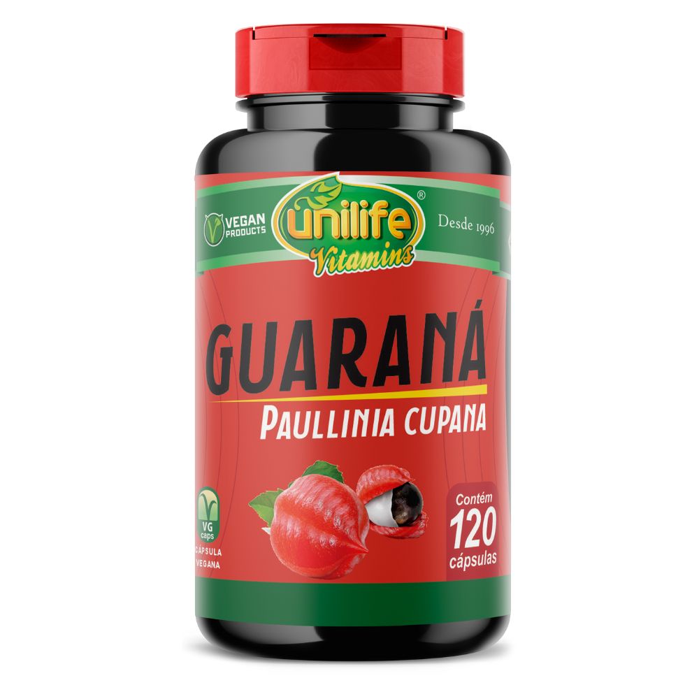 Guaraná Unilife 120 cápsulas