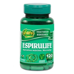 Spirulina Unilife 120 cápsulas