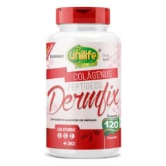Colágeno com Vitaminas Dermfix Unilife 120 cápsulas