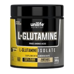 L-Glutamina em Pó 100% Pura Unilife 300g