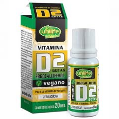 Vitamina D2 Ergocalciferol (Gotas) Unilife 20ML
