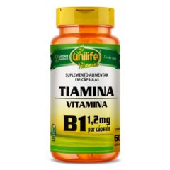 Vitamina B1 Tiamina Unilife 60 cápsulas