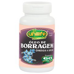 Óleo de Borragem Unilife 60 cápsulas