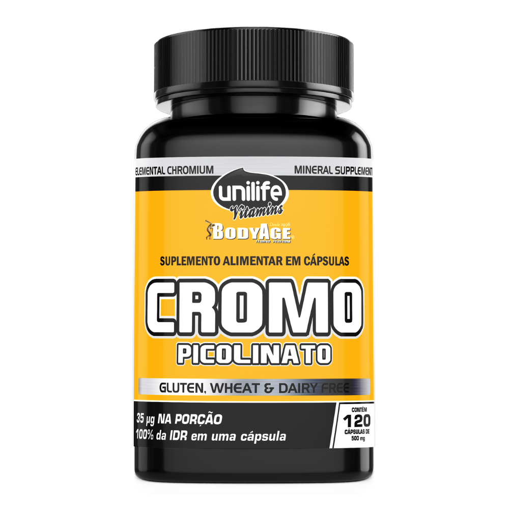 Picolinato de Cromo Unilife 120 cápsulas
