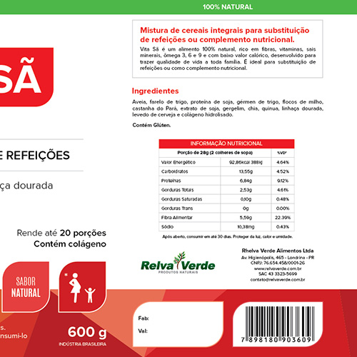 Vita Sã Shake 600g - Imagem 4