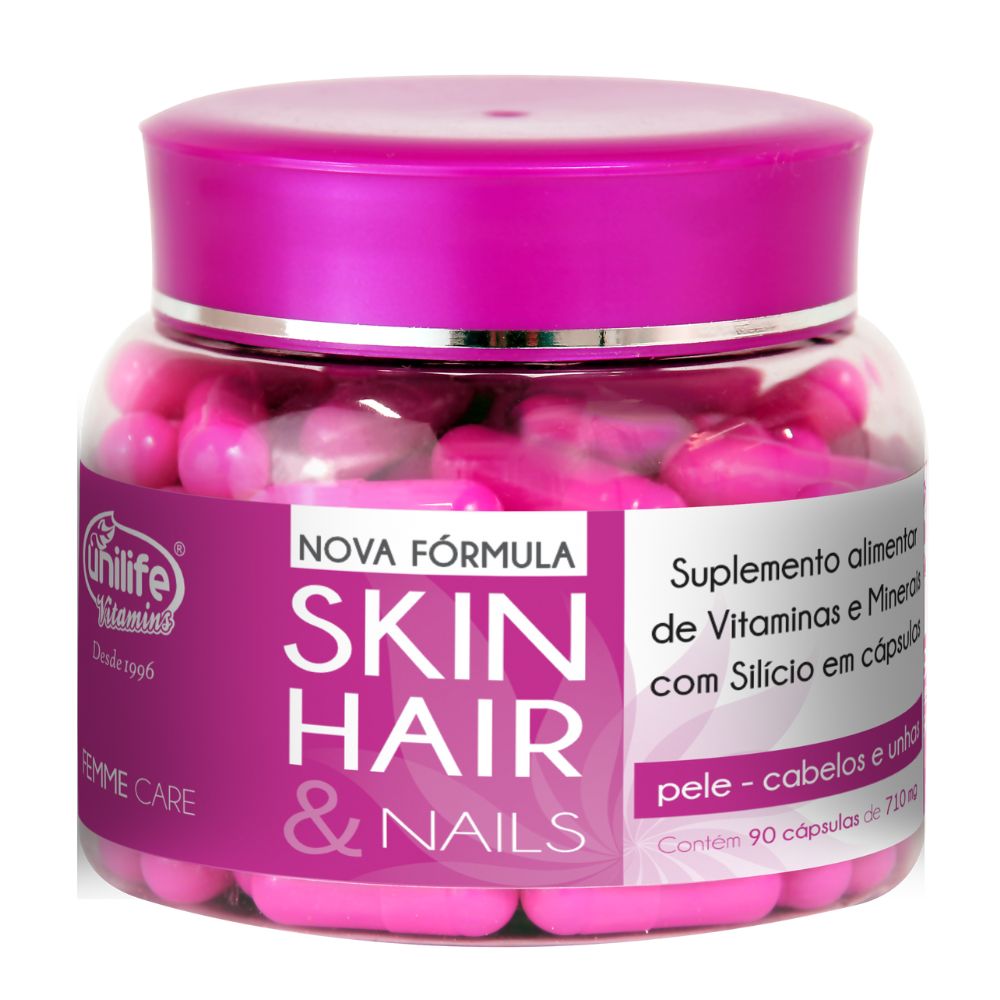 Skin Hair e Nails Unilife 90 Cápsulas
