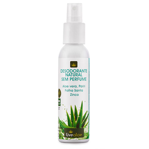 Desodorante Natural (Sem Perfume) Livealoe 120ml