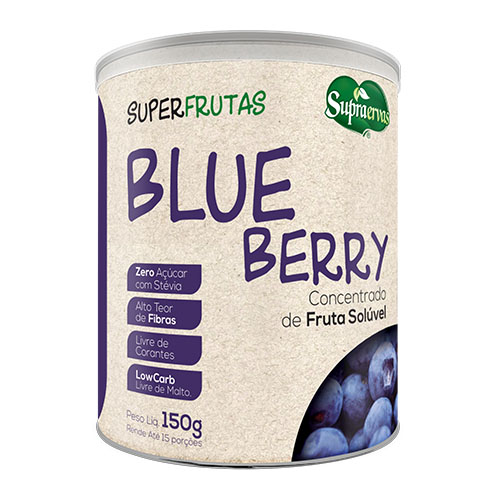 Blueberry Concentrado Solúvel SupraErvas 150g