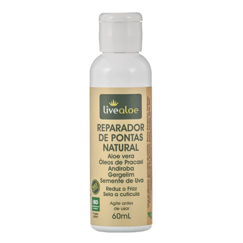 Reparador de Pontas Natural Livealoe 60ml