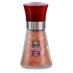 Sal Rosa do Himalaia Grosso com Moedor Vermelho Unilife 100g
