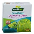 Gelatina Diet de Chá Verde e Limão Natural Life 12g