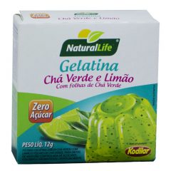 Gelatina Diet de Chá Verde e Limão Natural Life 12g
