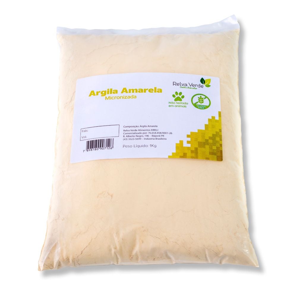 Argila Amarela Relva Verde 1kg
