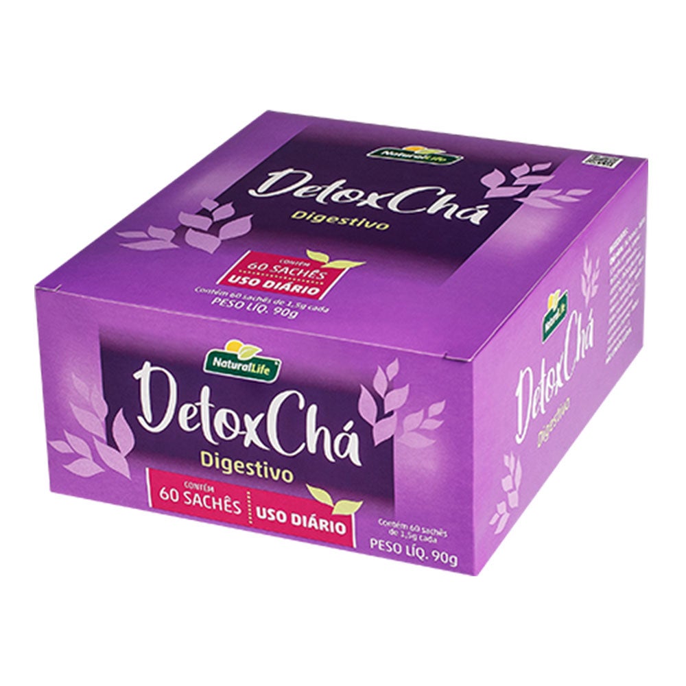 DetoxChá Digestivo Natural Life 60 Sachês