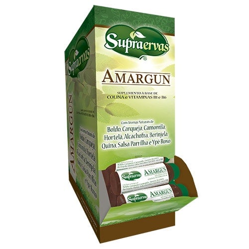 Chá Amargun SupraErvas (DISPLAY 60 flaconetes)