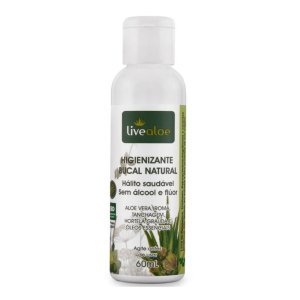 Higienizante Bucal Natural Livealoe 60ml