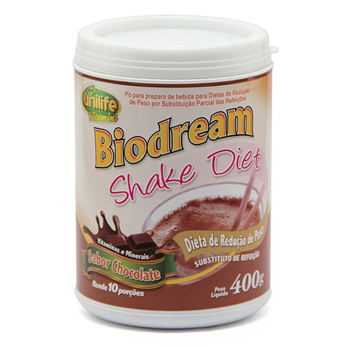 Biodream Shake Diet Sabor Chocolate Unilife 400g