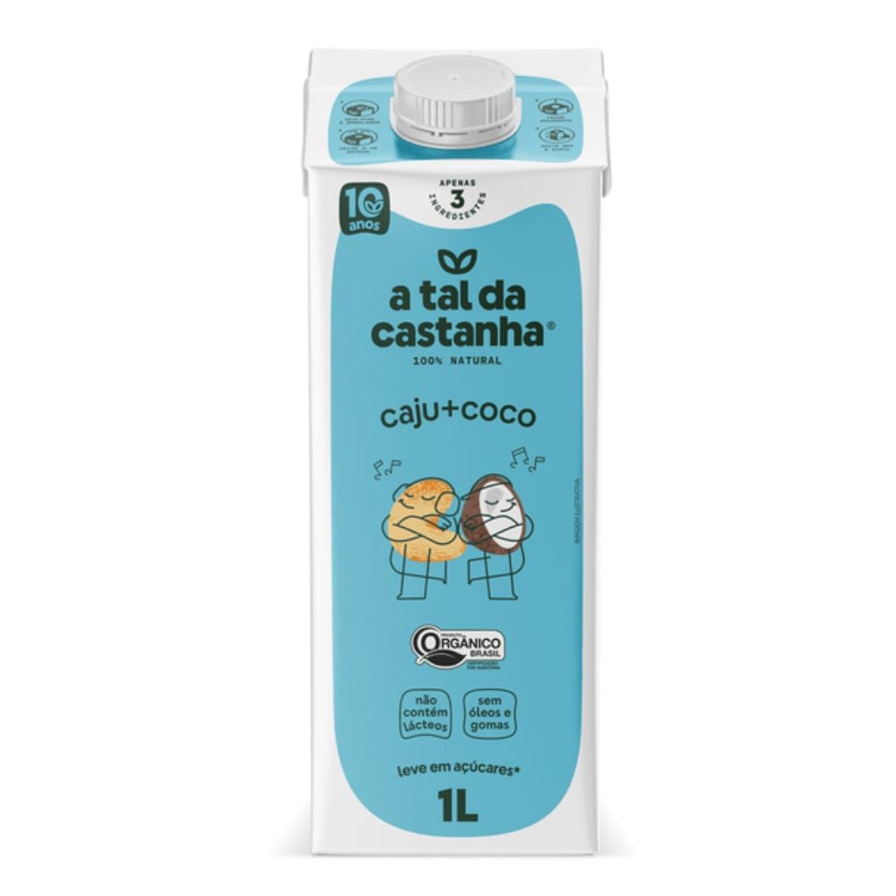 Bebida de Castanha de Caju e Leite de Coco A Tal da Castanha 1L