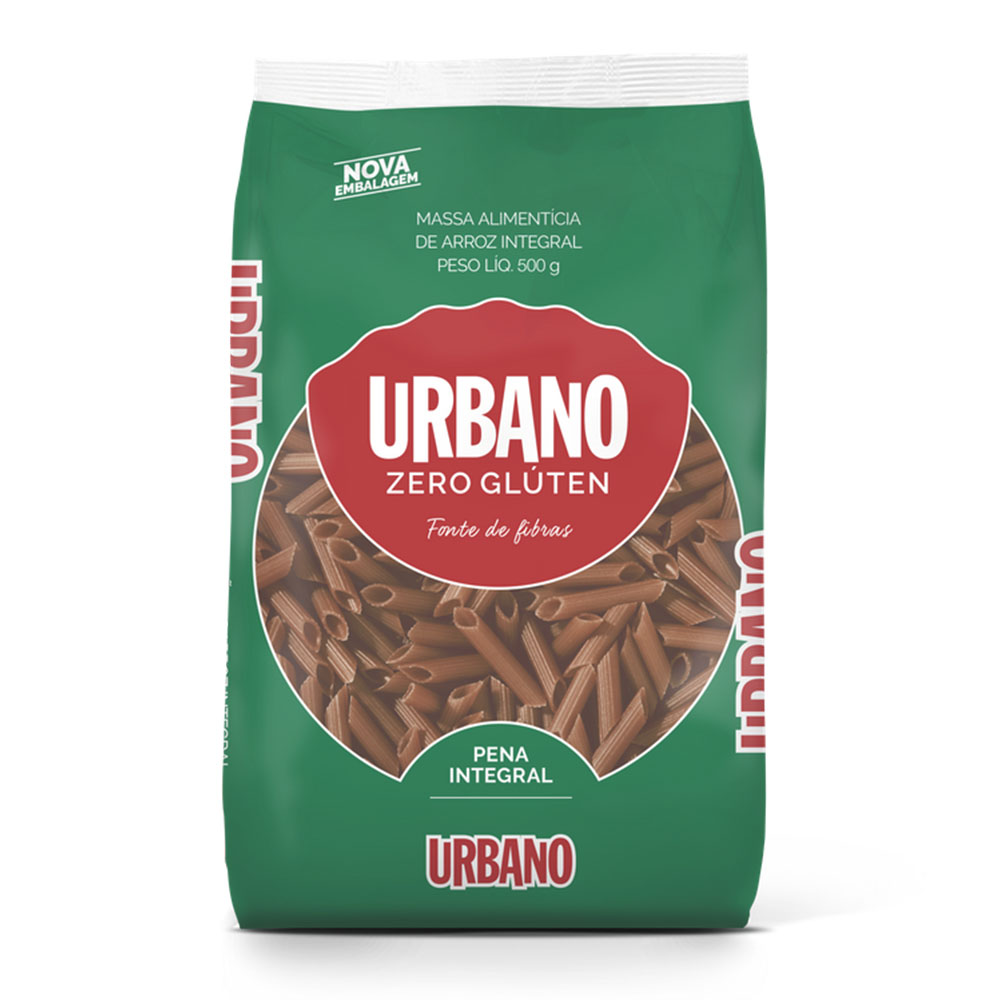 Macarrão de Arroz Penne Integral Urbano 500g