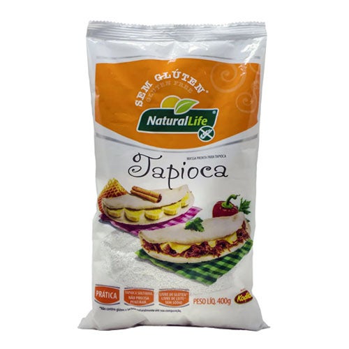 Massa Pronta para Tapioca Sem Glúten Natural Life 400g