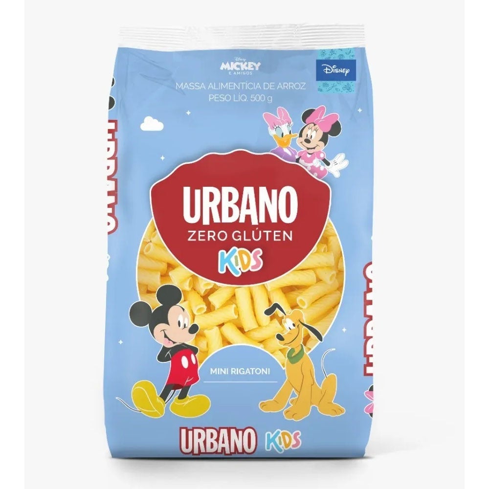 Macarrão De Arroz Kids Mini Rigatoni Urbano 500g
