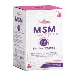 MSM Complex (Enxofre Orgânico) Supraervas 60 Cápsulas