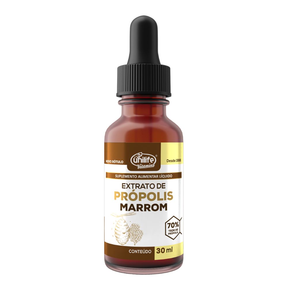 Extrato de Própolis Marrom Unilife 30ml - Imagem 2