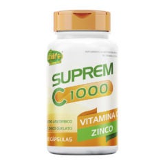 Suprem C 1000mg Vitamina C e Zinco Unilife 30 Cápsulas