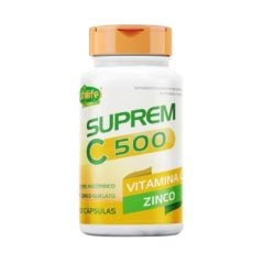 Suprem C 500mg Vitamina C e Zinco Unilife 60 Cápsulas
