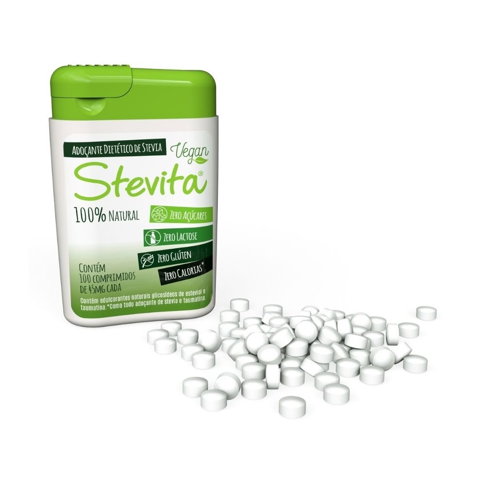Adoçante em Comprimidos Stevita (100 unidades)