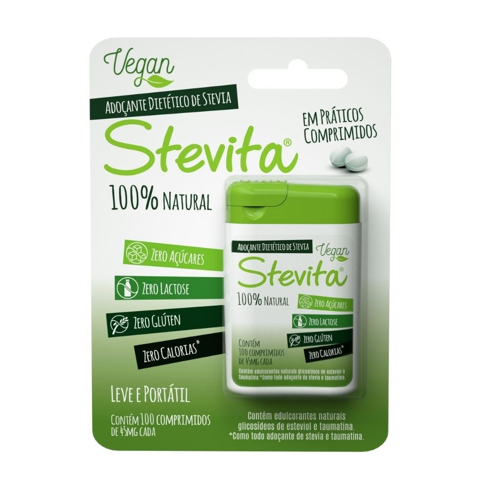 Adoçante em Comprimidos Stevita (100 unidades) - Imagem 2