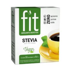 Adoçante Stevia com Sucralose Fit 50 Envelopes