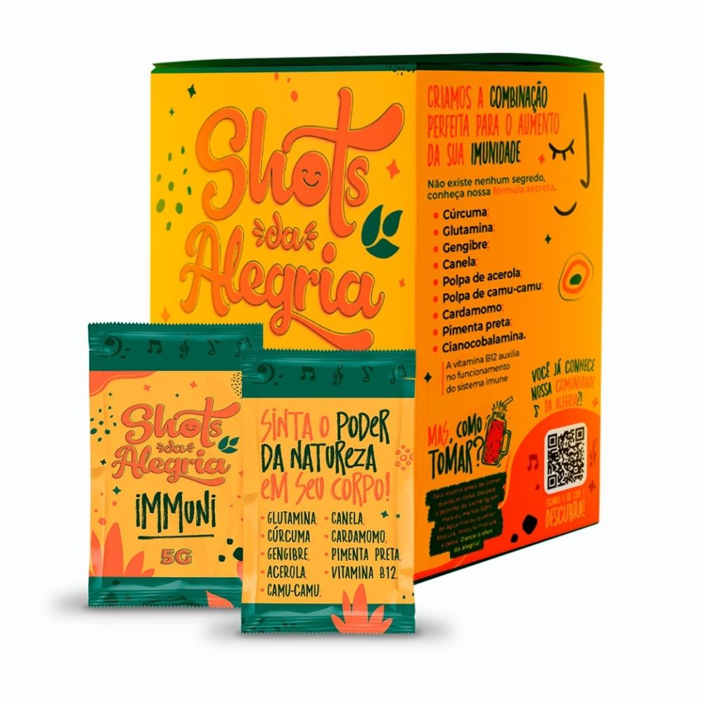 Shots da Alegria Immuni Unilife (21 Sachês) 5g