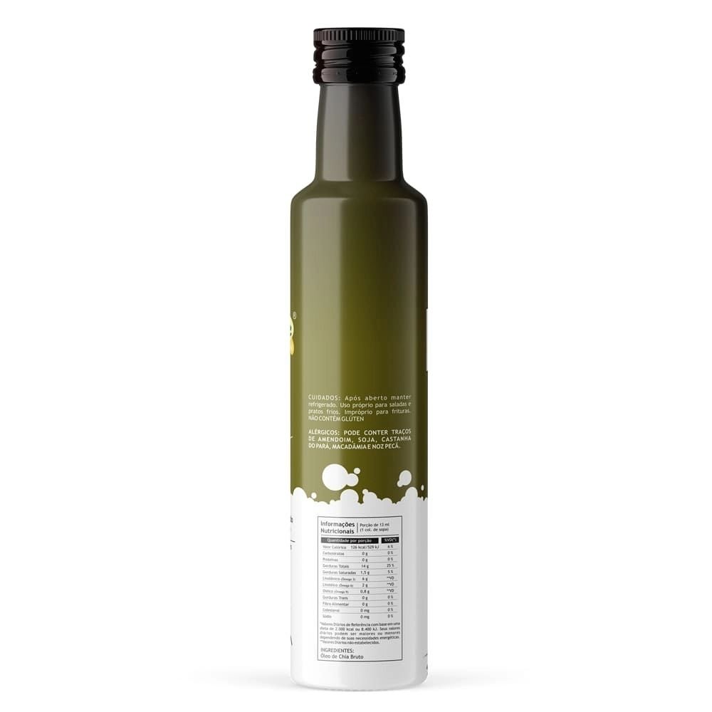 Óleo de Chia Prensado a Frio Pazze 250ml - Imagem 2
