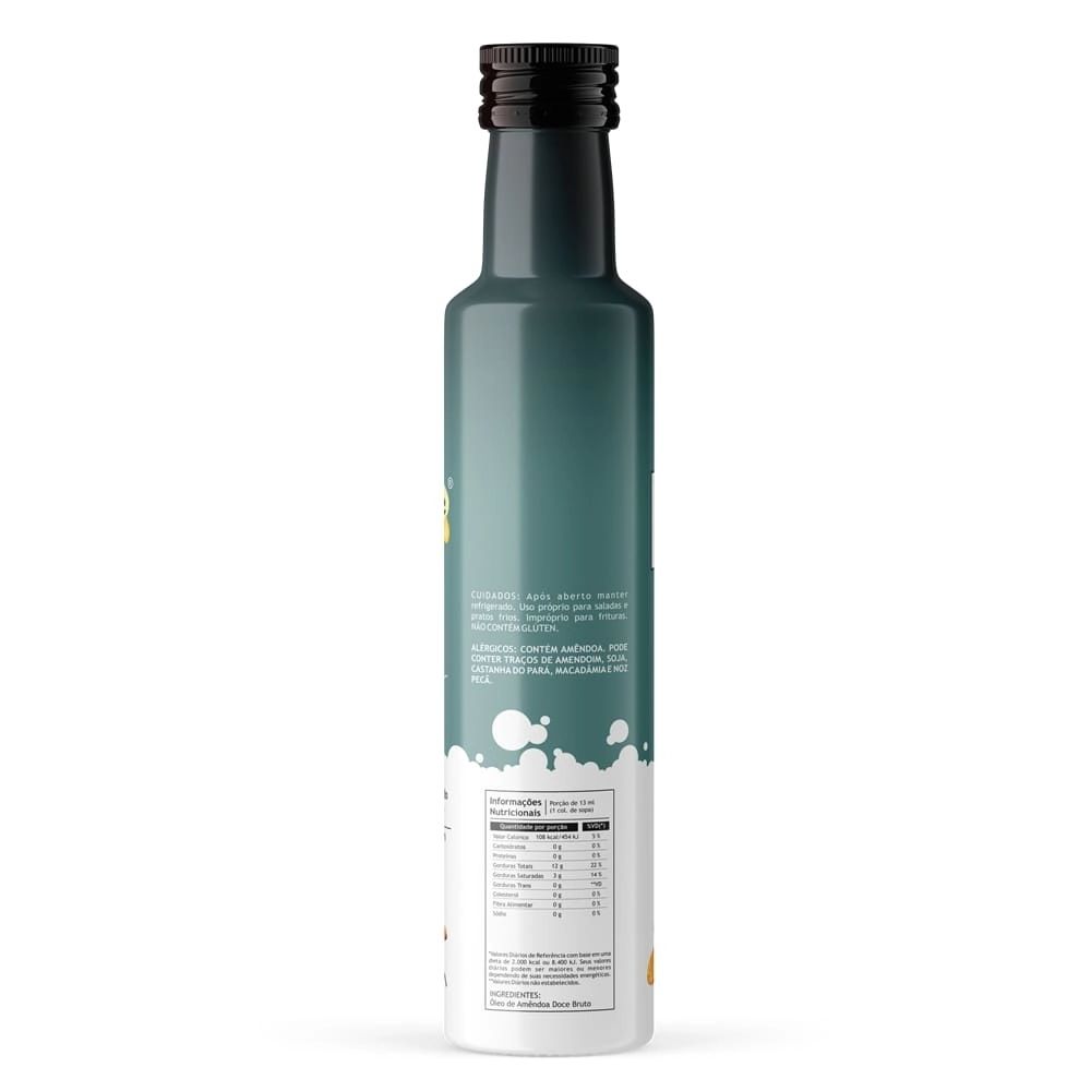 Óleo de Amêndoa Doce Prensado a Frio Pazze 250ml - Imagem 2