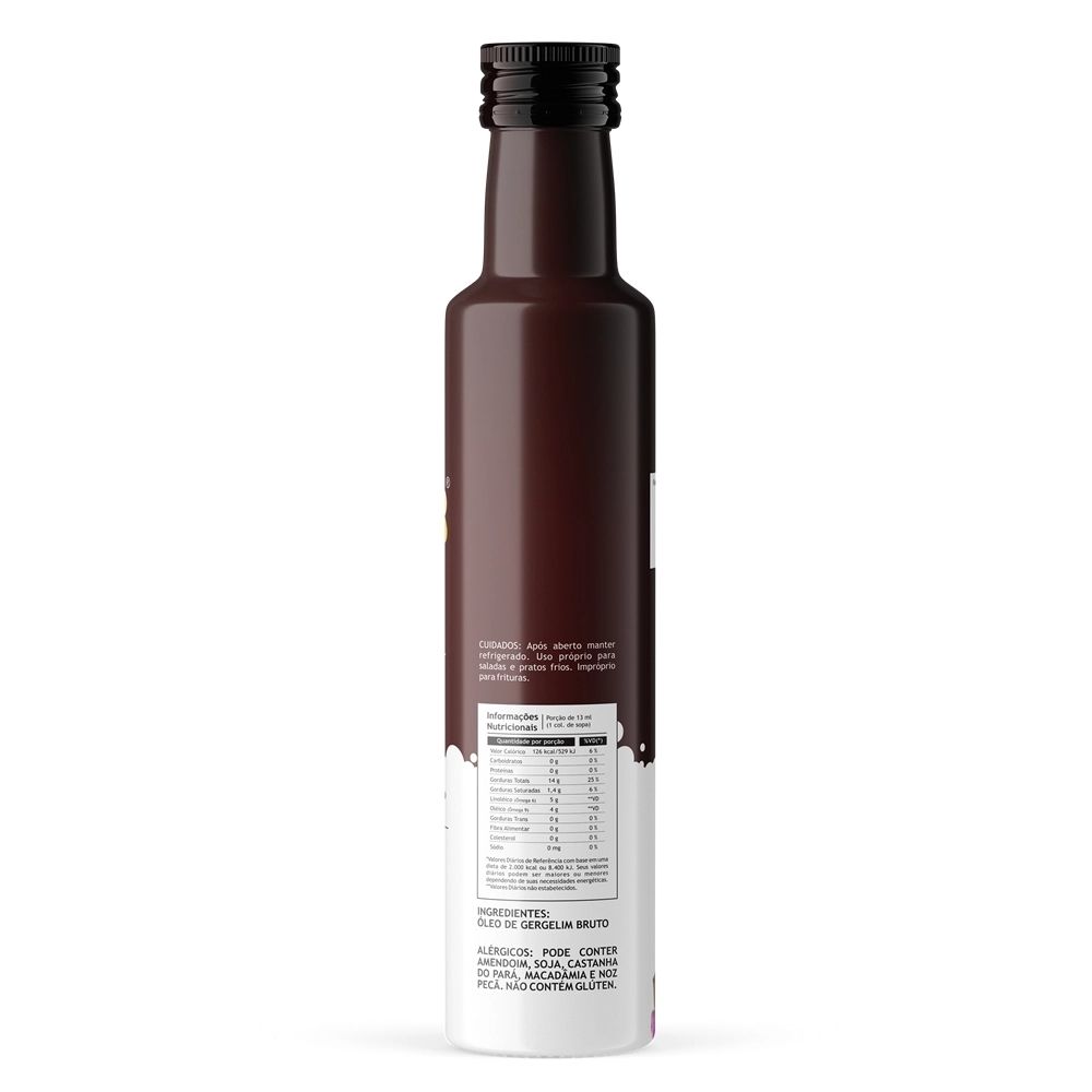 Óleo de Gergelim Prensado a Frio Pazze 250ml - Imagem 2