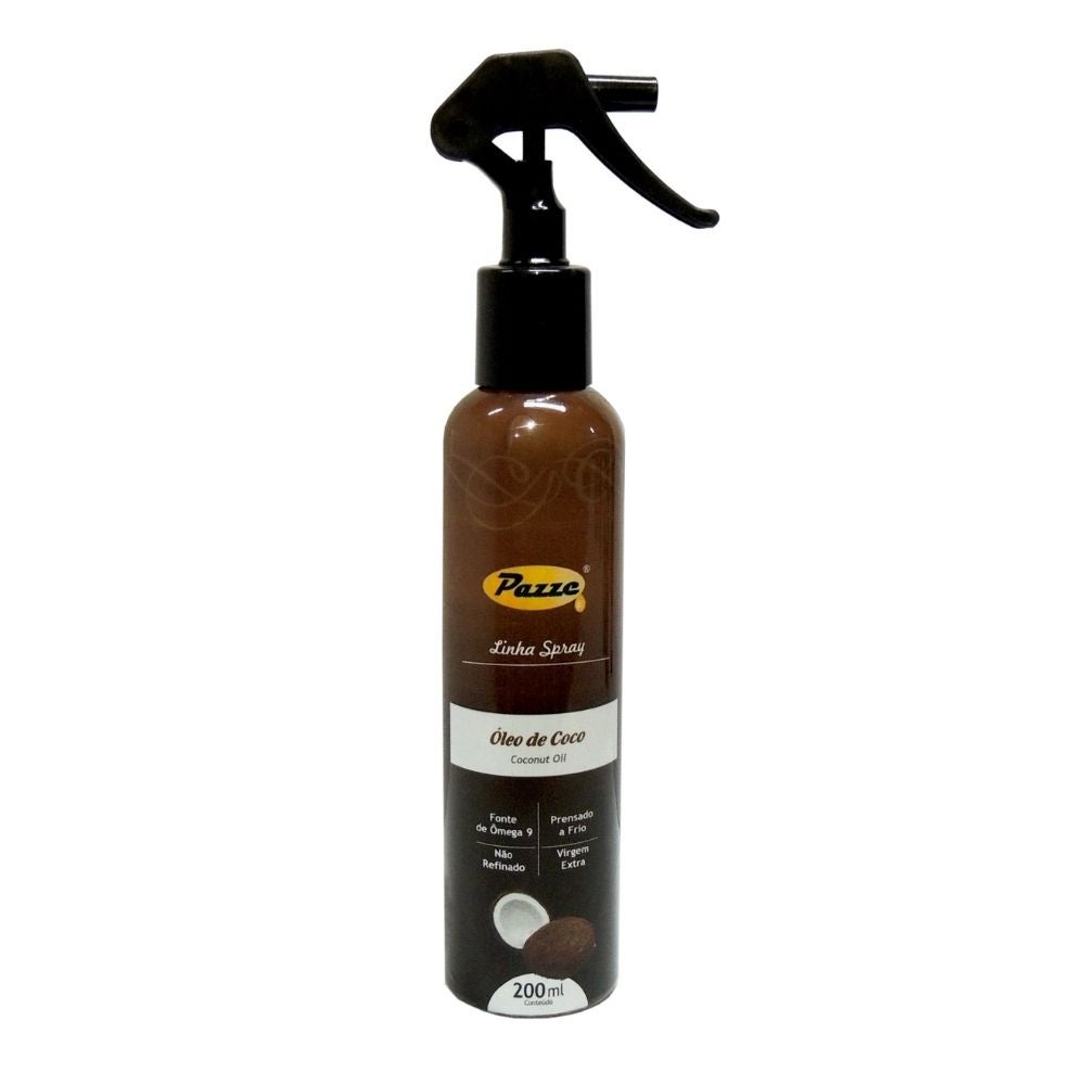 Óleo de Coco Spray Prensado a Frio Pazze 200ml
