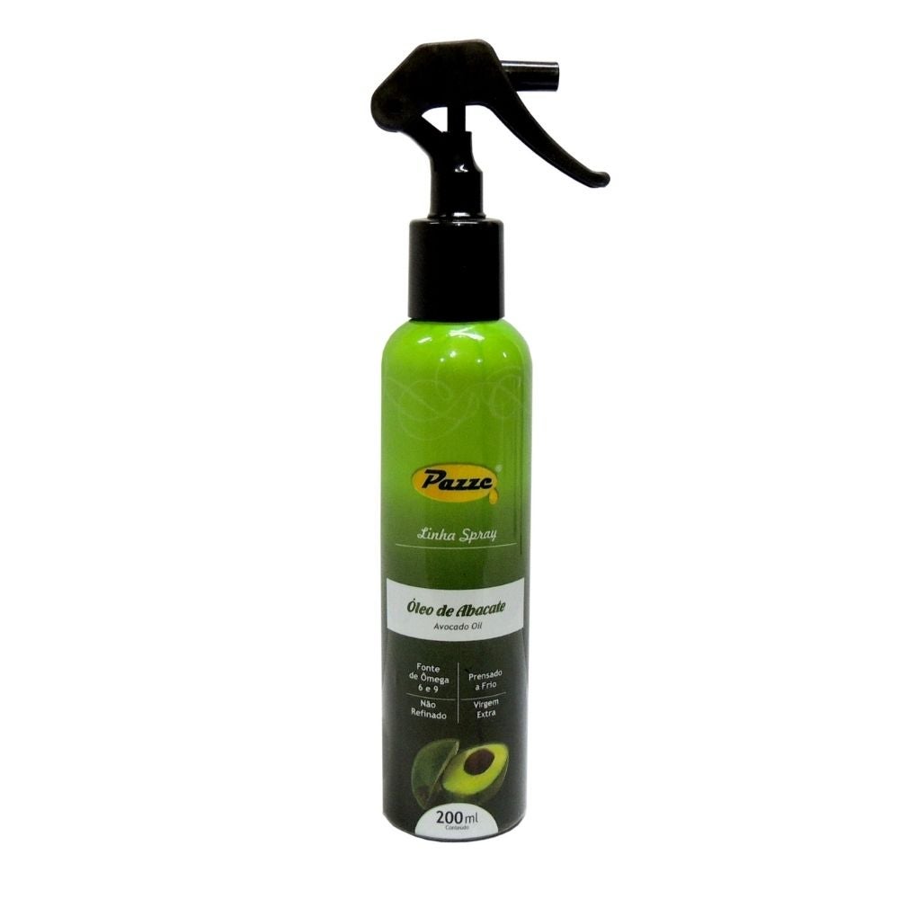 Óleo de Abacate Spray Prensado a Frio Pazze 200ml