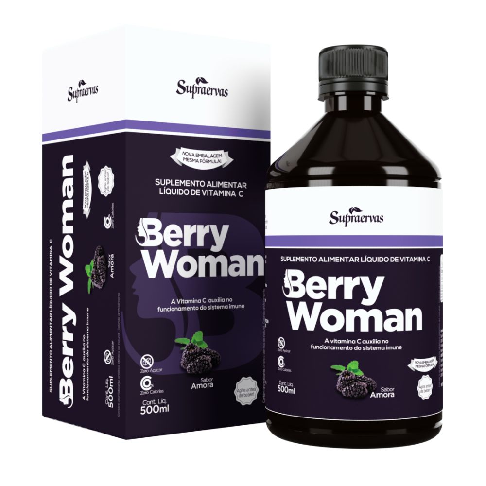 Berry Woman Sabor Amora SupraErvas 500ml