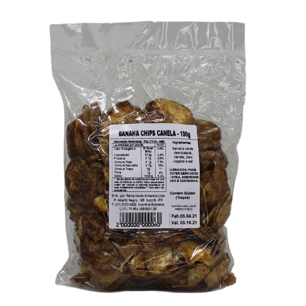 Banana Chips com Canela 100g - Imagem 3