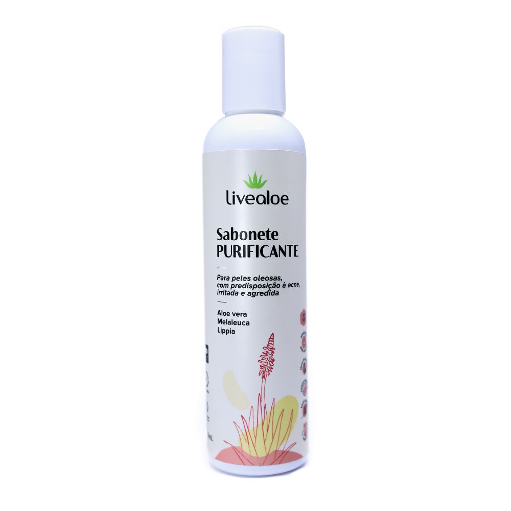 Sabonete Purificante Livealoe 200ml