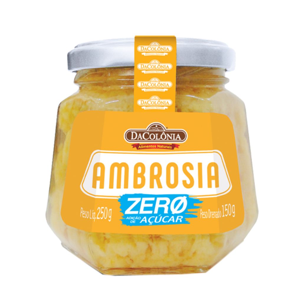 Doce de Ambrosia Zero DaColônia 250g