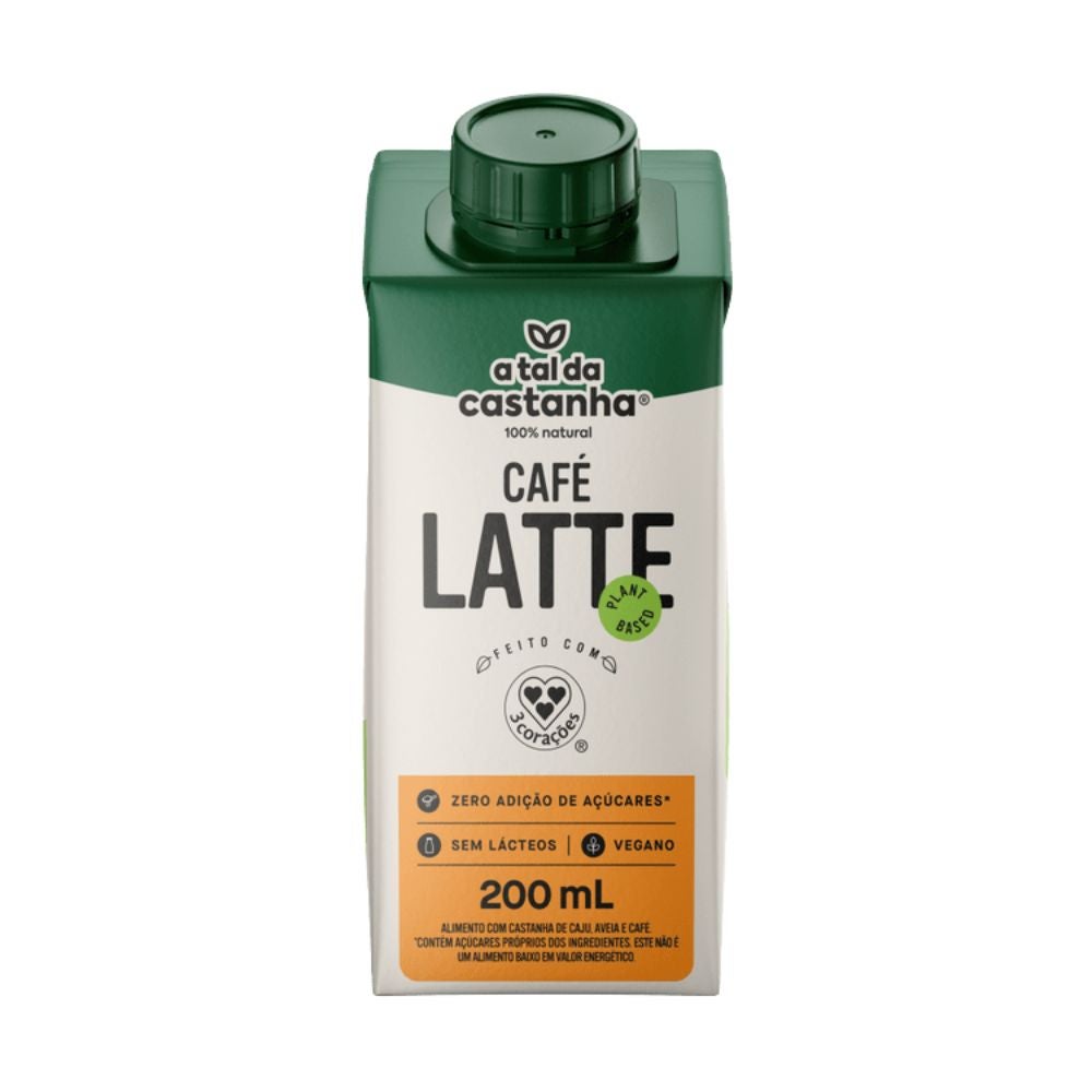 Bebida de Castanha de Caju Veg Café Latte A Tal da Castanha 200ml