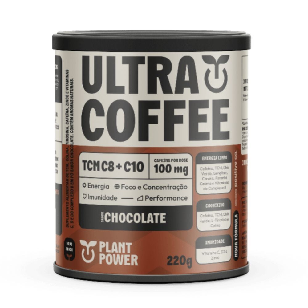 Suplemento Alimentar Ultracoffee Sabor Chocolate 220g