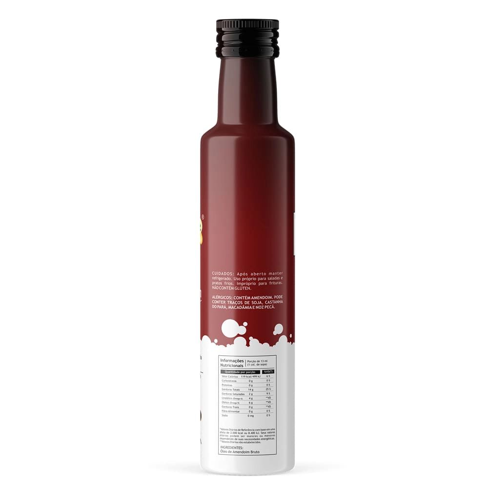 Óleo de Amendoim Prensado a Frio Pazze 250ml - Imagem 2