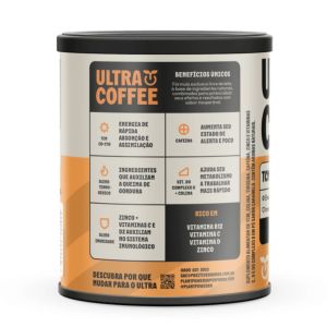 Suplemento Alimentar Ultracoffee Sabor Caramelo 220g - Imagem 3