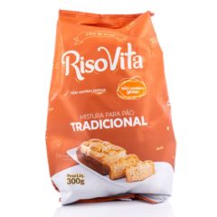 Mistura para Pão Tradicional Sem Glúten RisoVita 300g