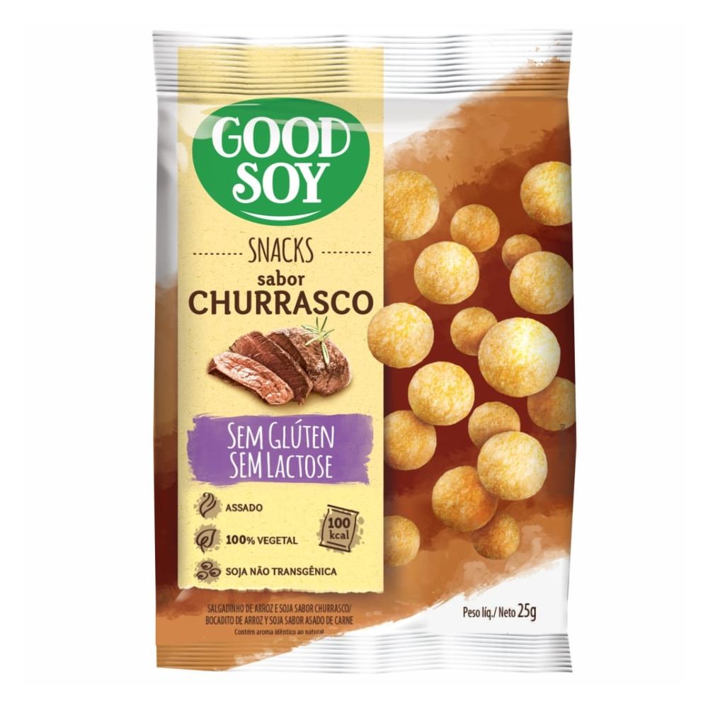 Snack de Soja Churrasco Good Soy 25g